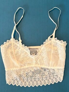 White Lacey Delicate Bralette